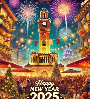 İzmir Konak Yılbaşı Programları 2025